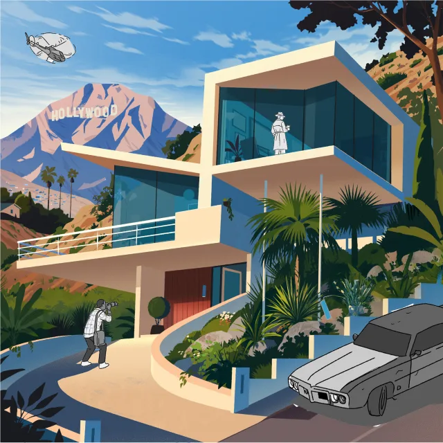 Hollywood Hills villa NFT